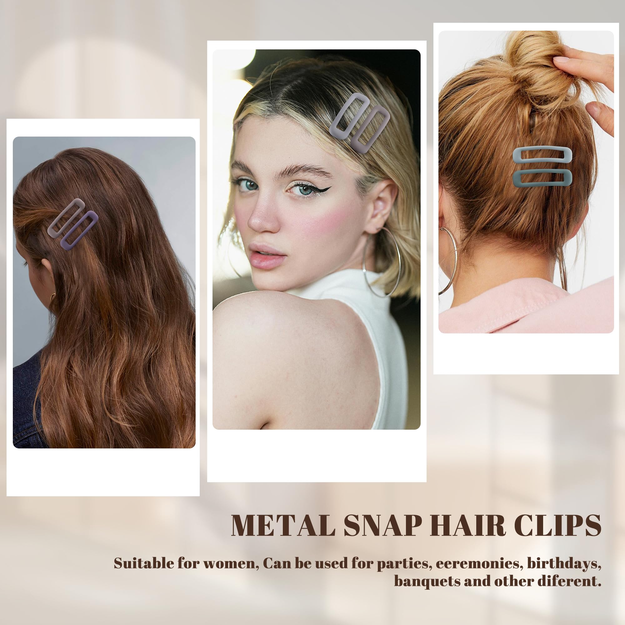 Conjunto de 20 barrettes Cptots para peinados y arreglos diarios