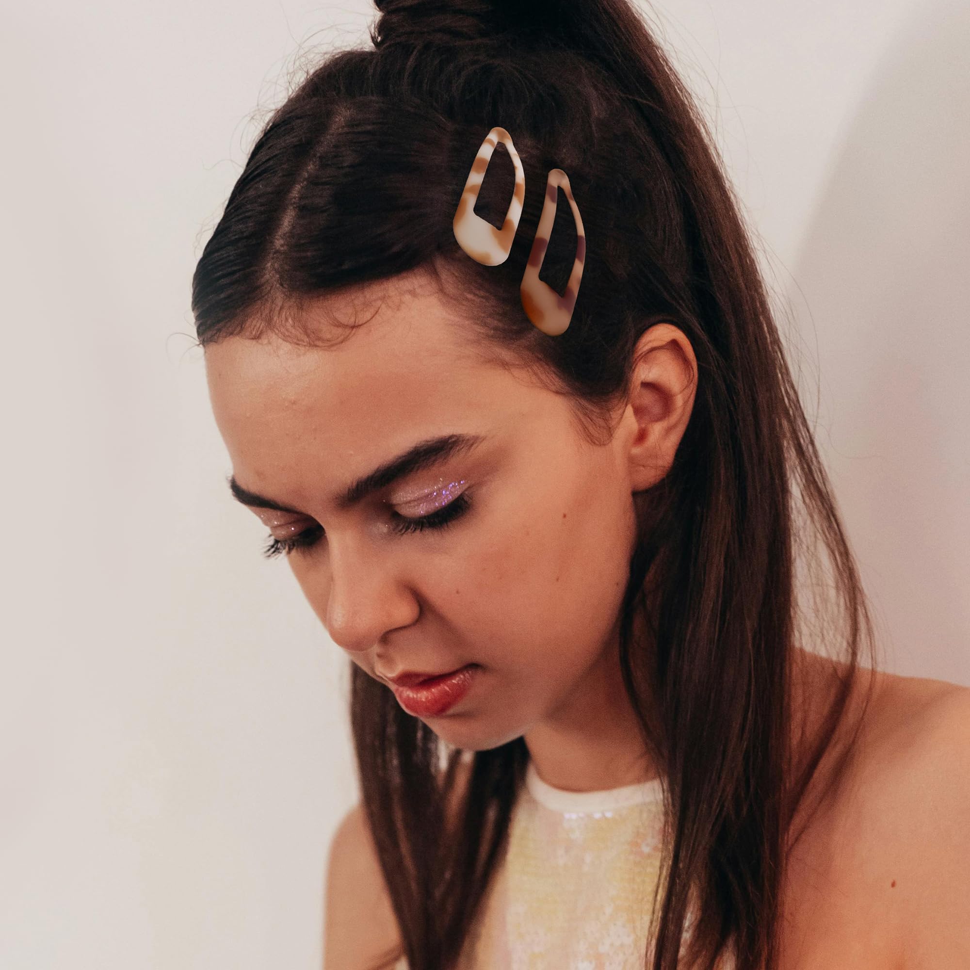 Pinza para cabello Cptots adecuada para múltiples estilos.