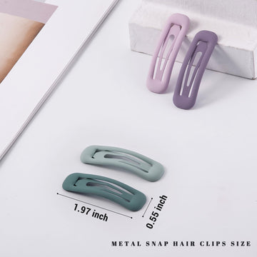 Pinza pelo rectangular mate de Cptots ideal para cabello fino sin resbalar
