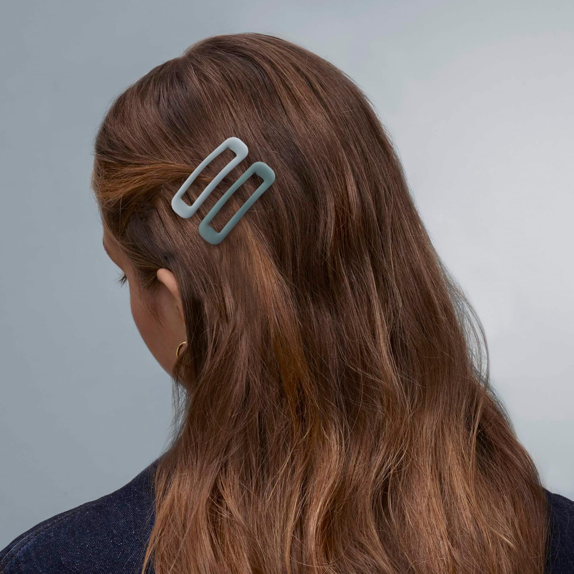 Pinza de pelo rectangular para peinados diversos con agarre seguro