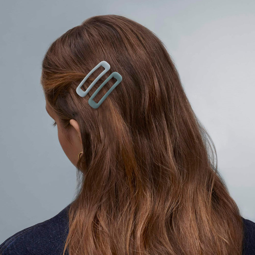 Pinza de pelo rectangular para peinados diversos con agarre seguro