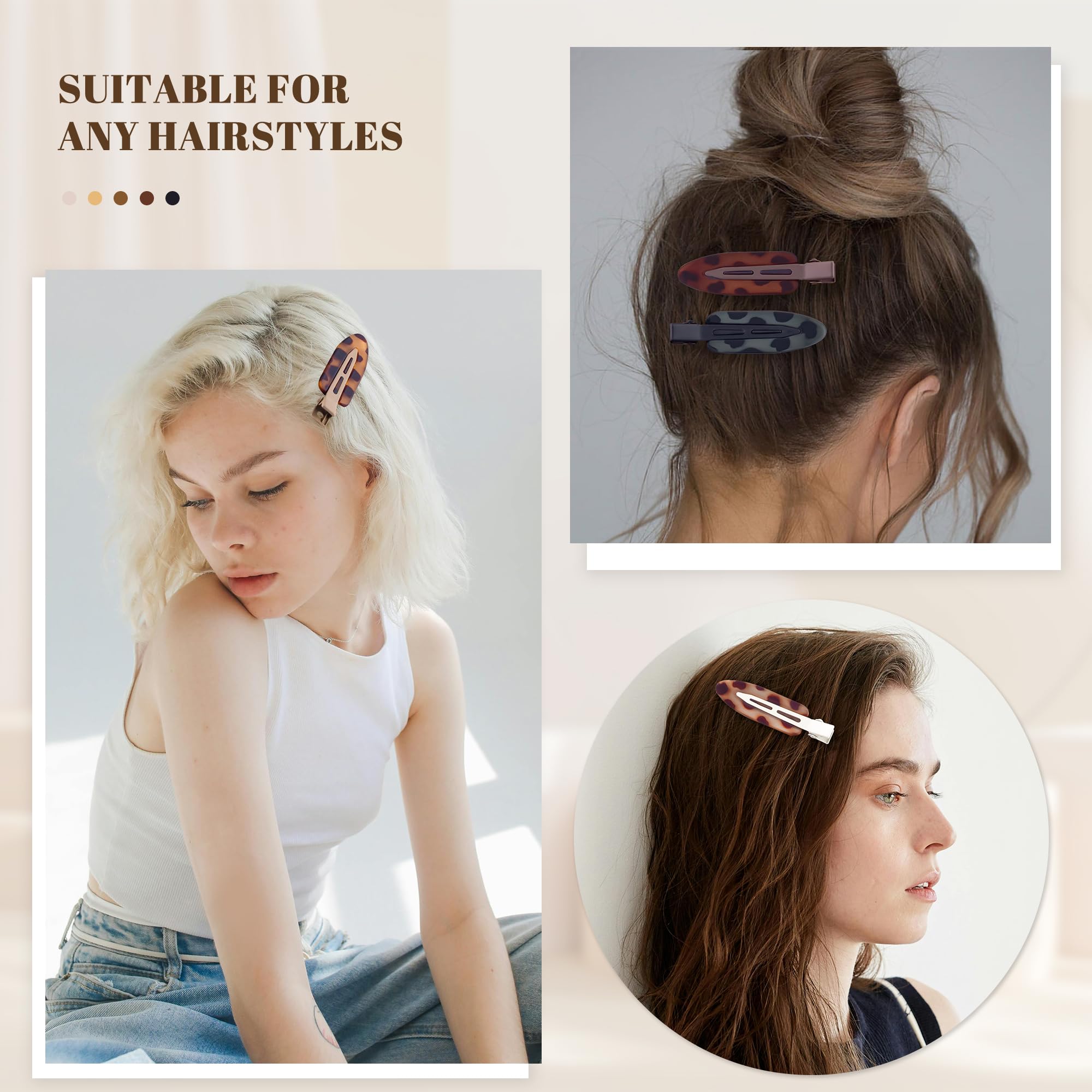 Pinzas Cptots para cabello mojado o seco: versatilidad para cualquier momento.