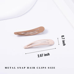 Pinzas Cptots de metal con gota de agua en marrón, estilo discreto para uso diario.