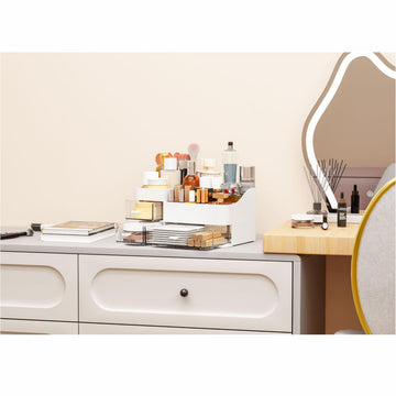 CQ Acrylic para almacenar paletas y brochas en espacios pequeños