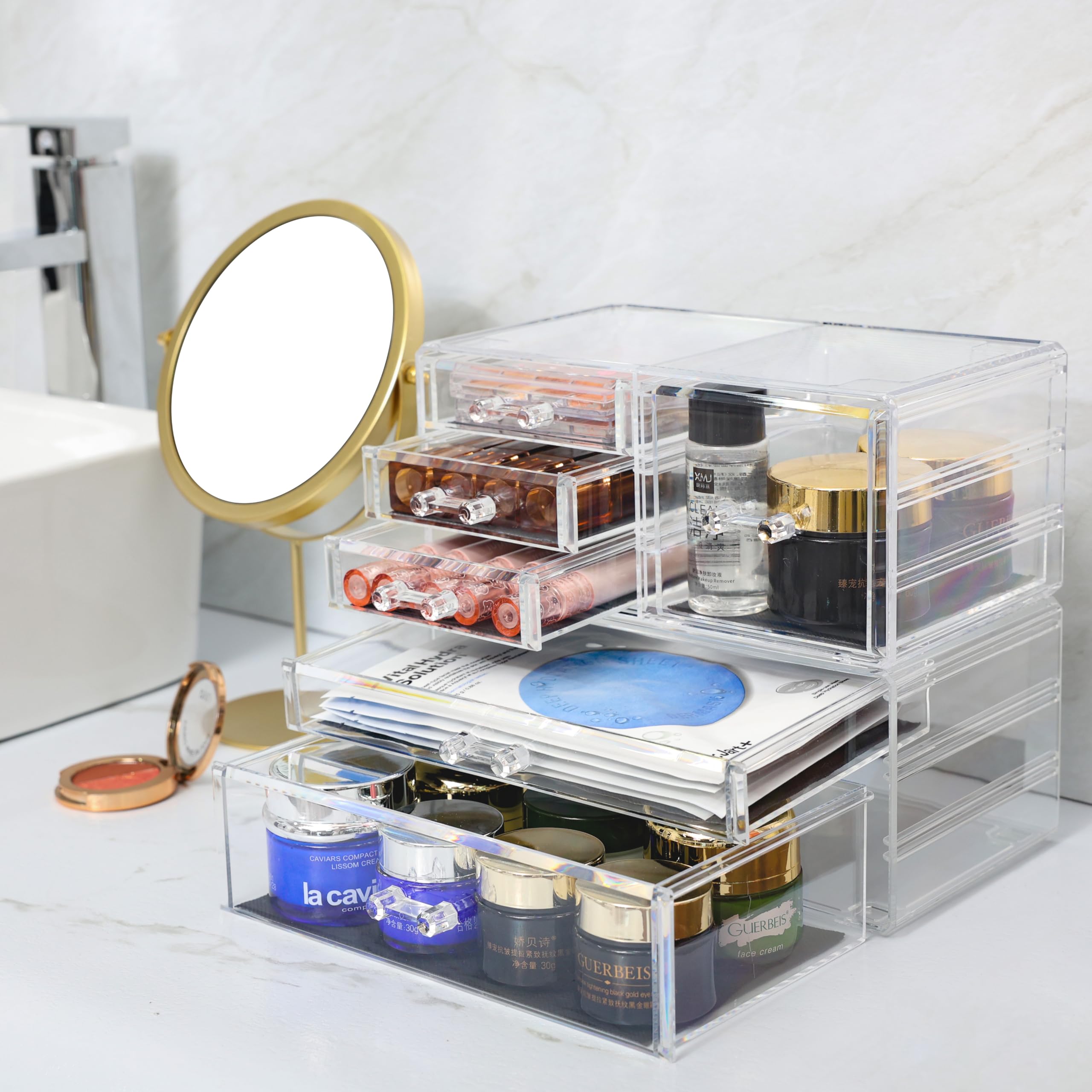CQ Acrylic rangement compact et efficace en chambre