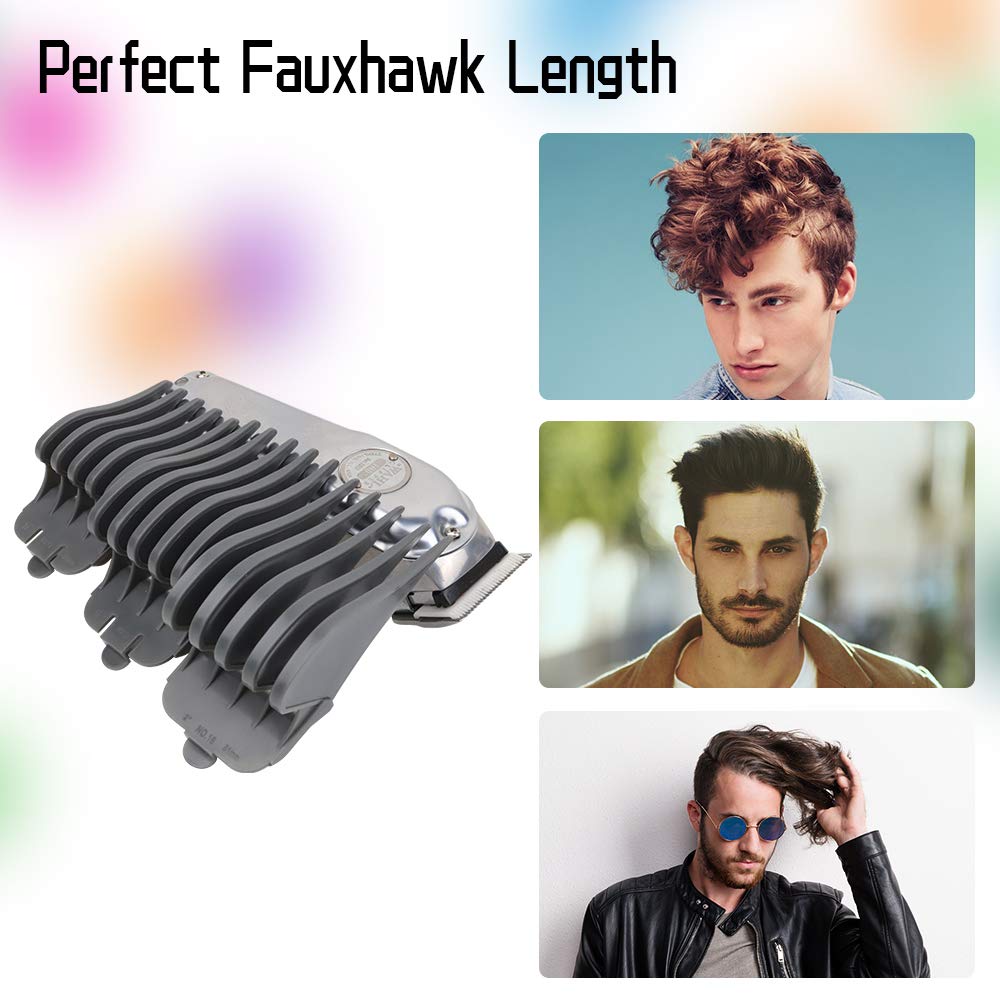 CR8GR8 guías compatibles con Wahl clippers para un ajuste seguro.