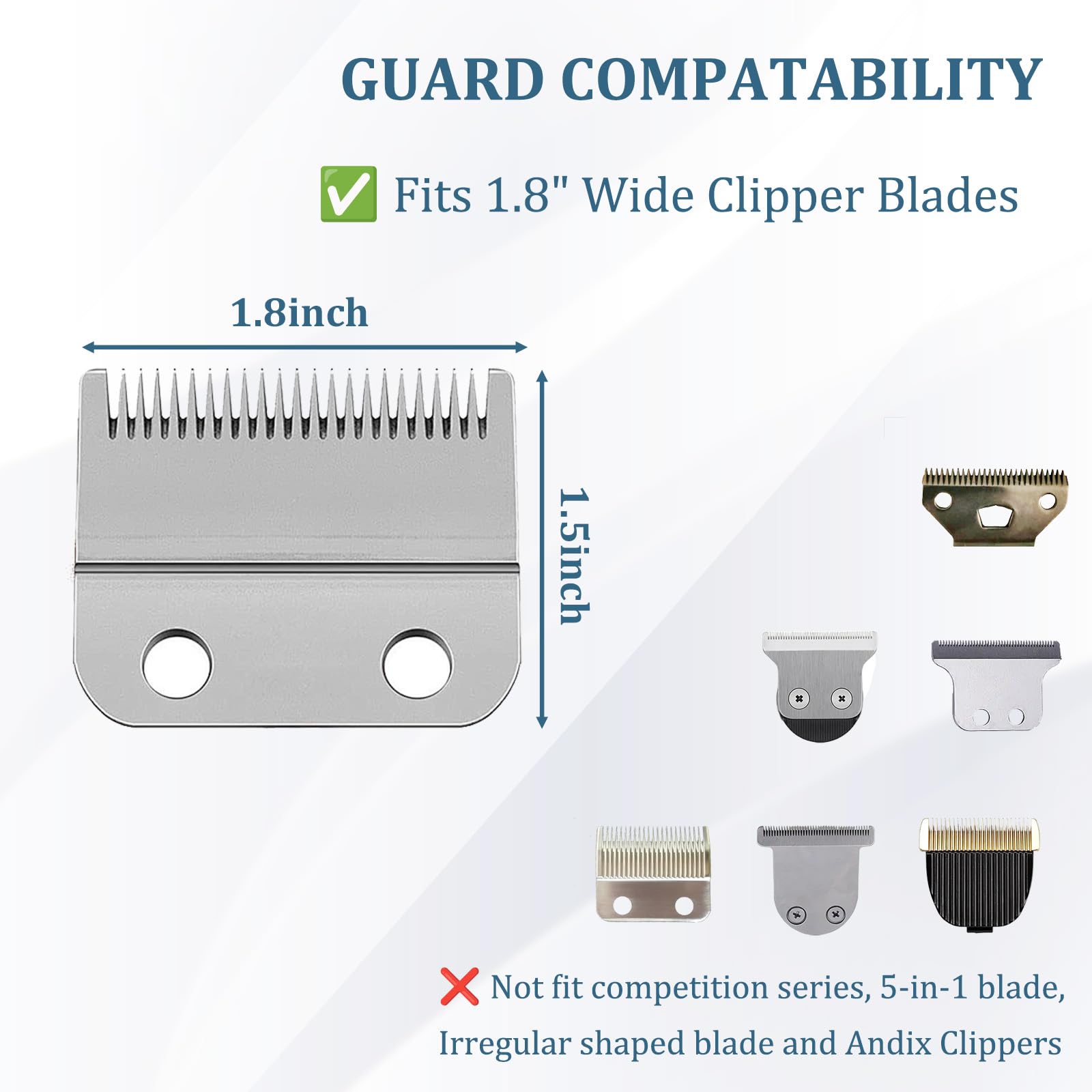 CR8GR8 guarda de corte 1/8 pulg para estilos cortos