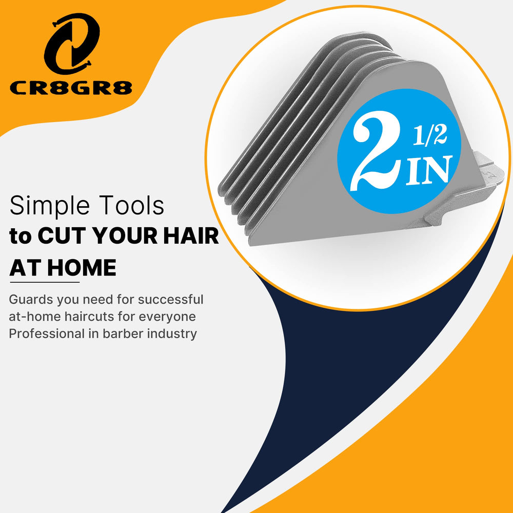 CR8GR8 guardas Wahl 2 pulgadas: compatibilidad amplia con maquinillas de tamaño completo