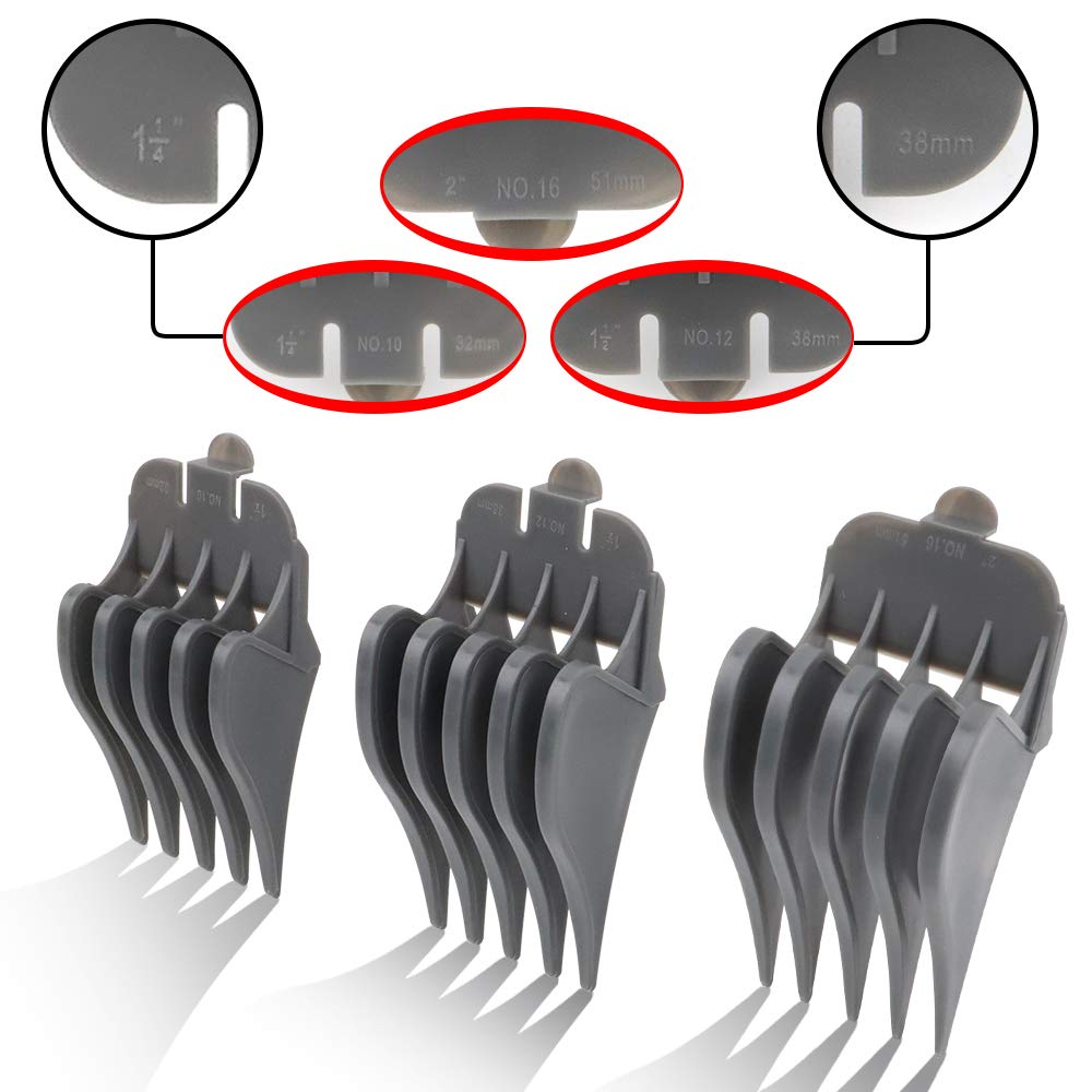 CR8GR8 guardas No10-No12-No16 para 2 pulgadas de longitud y estilo definido.