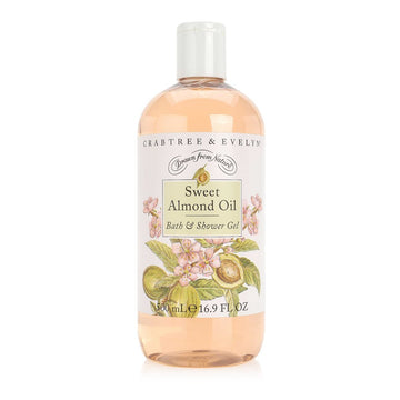 Crabtree & Evelyn gel de baño con aceite de almendra dulce, hidrata la piel.