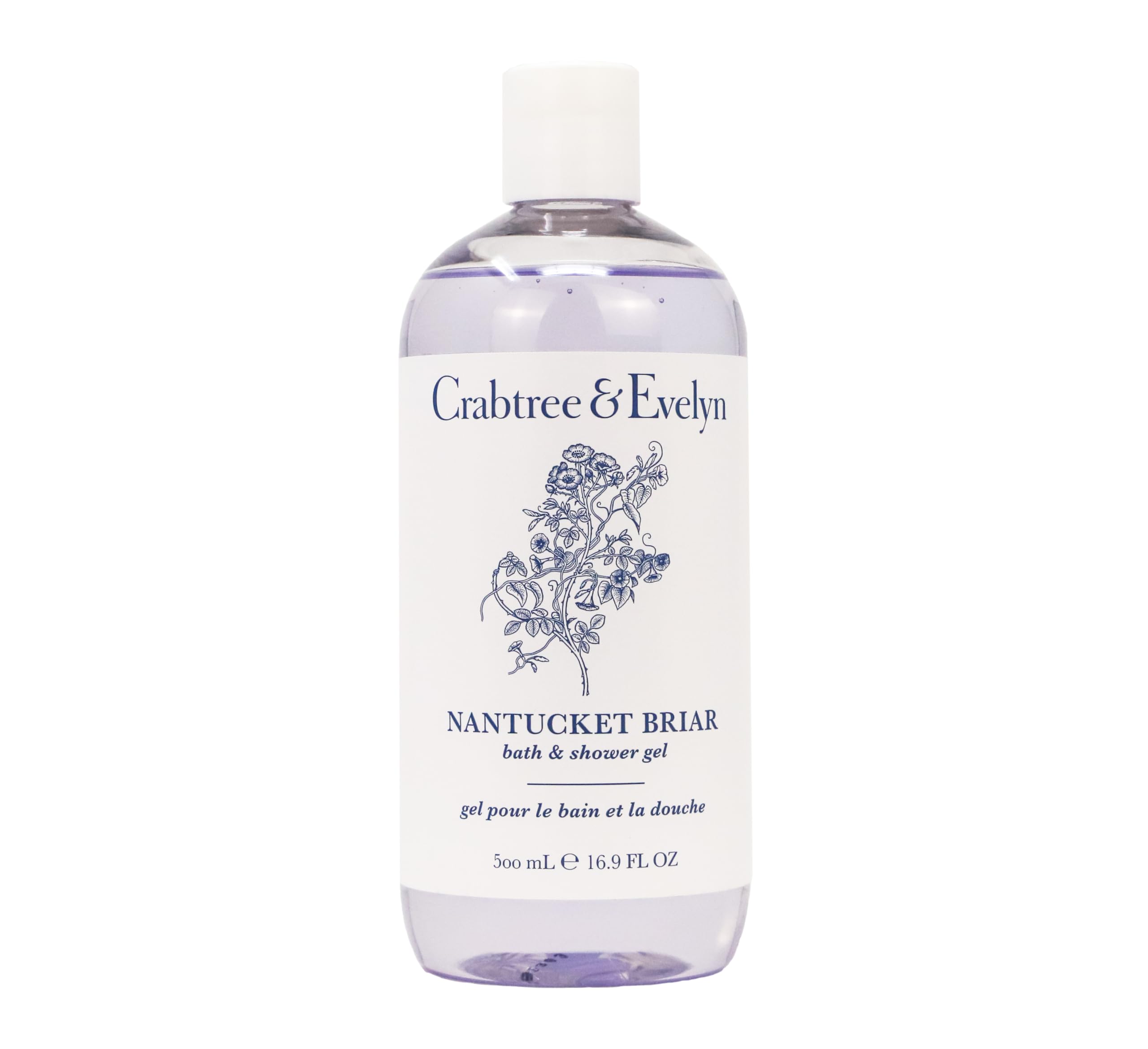 Crabtree & Evelyn Nantucket Briar gel de ducha, aroma suave a rosas para uso diario.