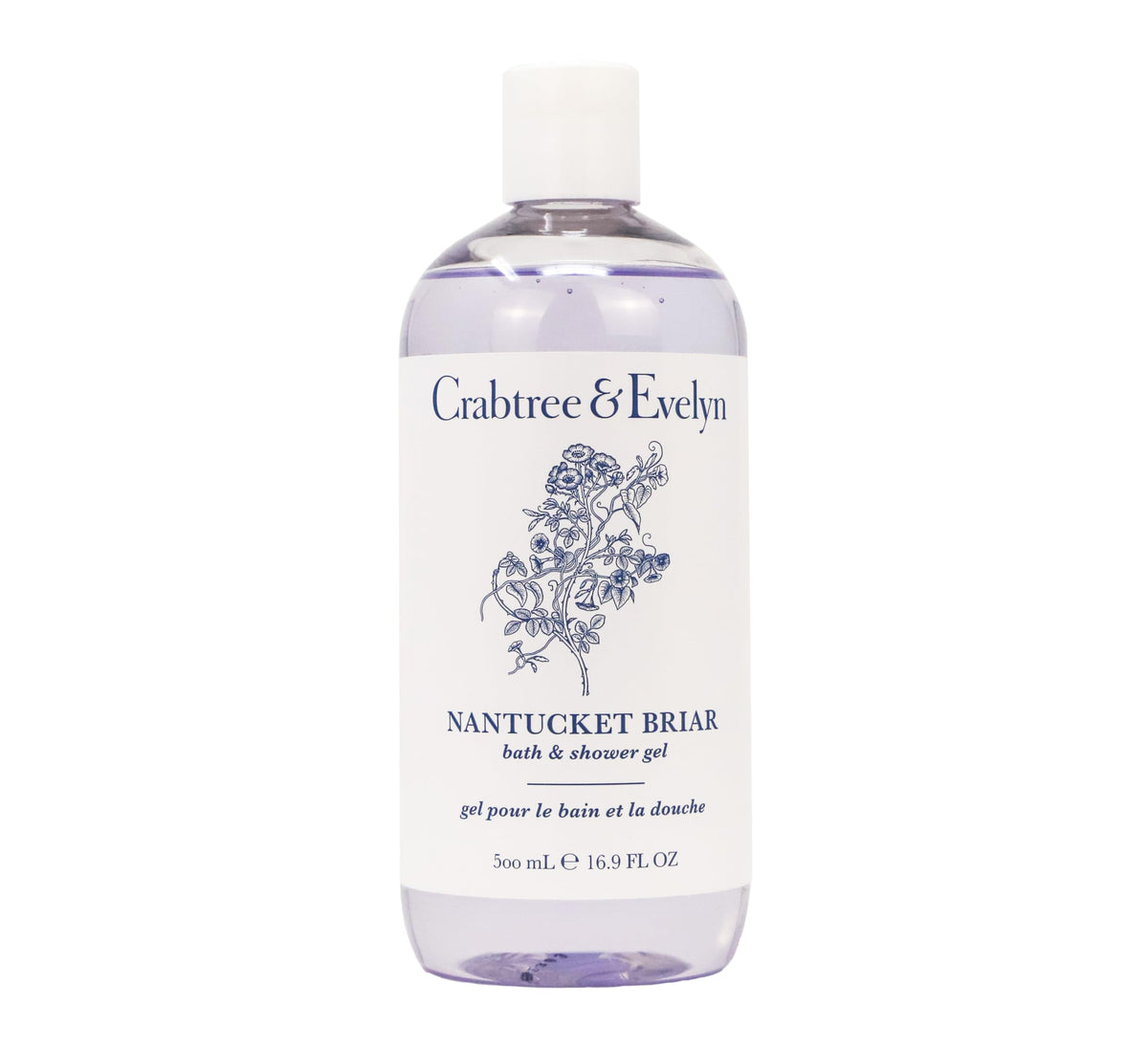 Crabtree & Evelyn Nantucket Briar gel de ducha, aroma suave a rosas para uso diario.