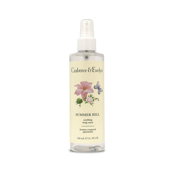 Crabtree & Evelyn Summer Hill bruma corporal suave para uso diario y aroma floral ligero