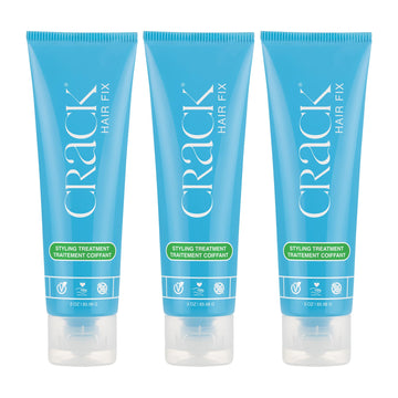 Crack Hair Fix crema para peinado: suavidad y brillo sin enjuague.