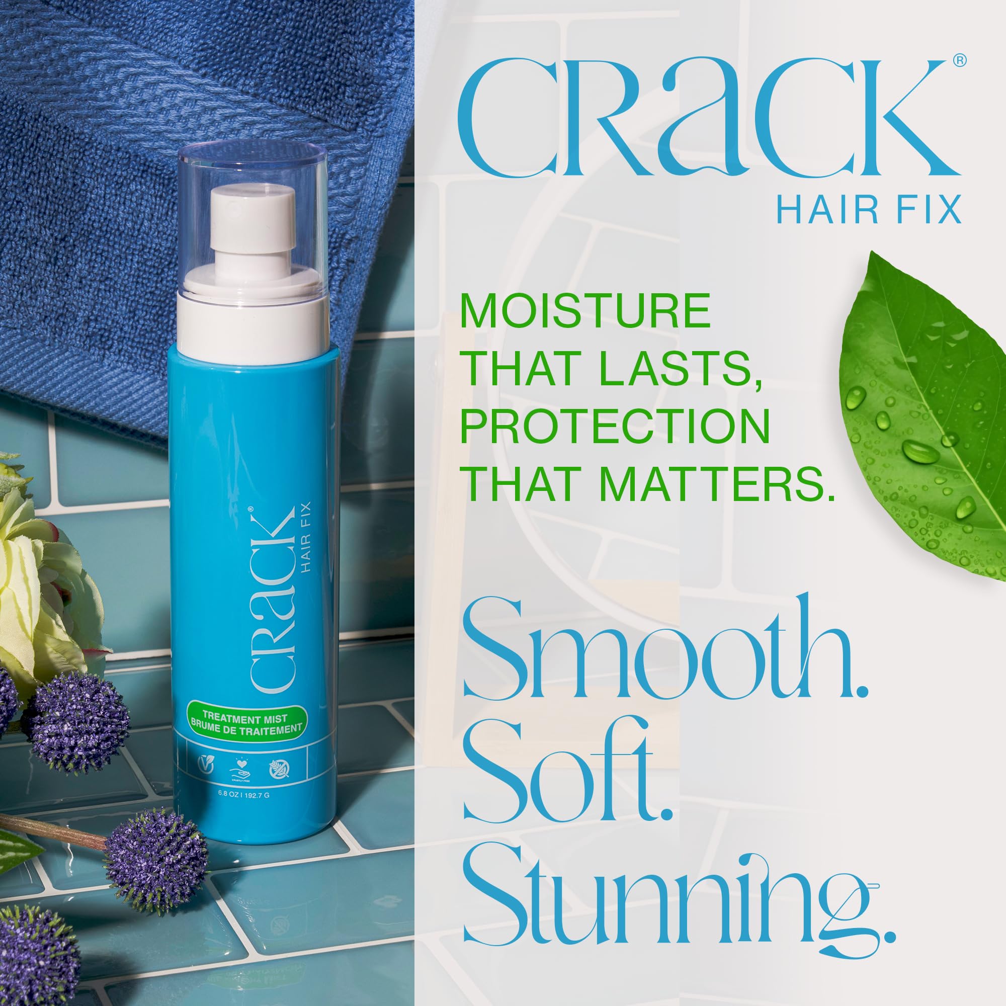 Crack Hair Fix Mist, textura-mejorada: controla el frizz para un look más definido.