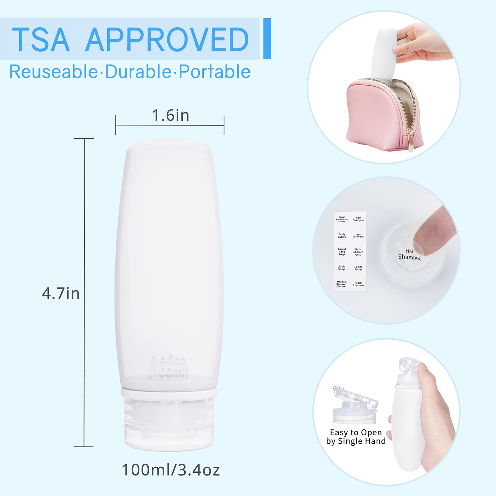 Craftend BPA-free y sin olores para uso cosmético.
