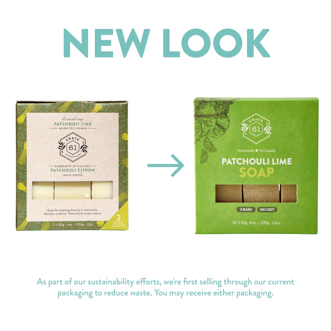 Crate 61 Organics jabón facial y corporal con aceites premium.