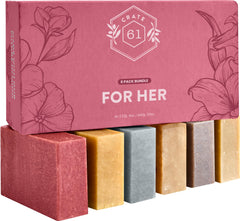 Crate 61 Organics natural fragrance from essential oils for a subtle aroma.