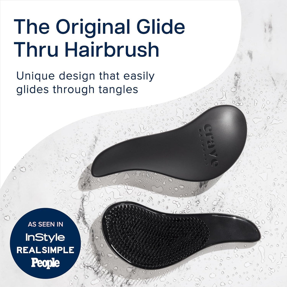 Crave Naturals Biggie Glide Thru, masaje suave del cuero cabelludo durante el peinado.
