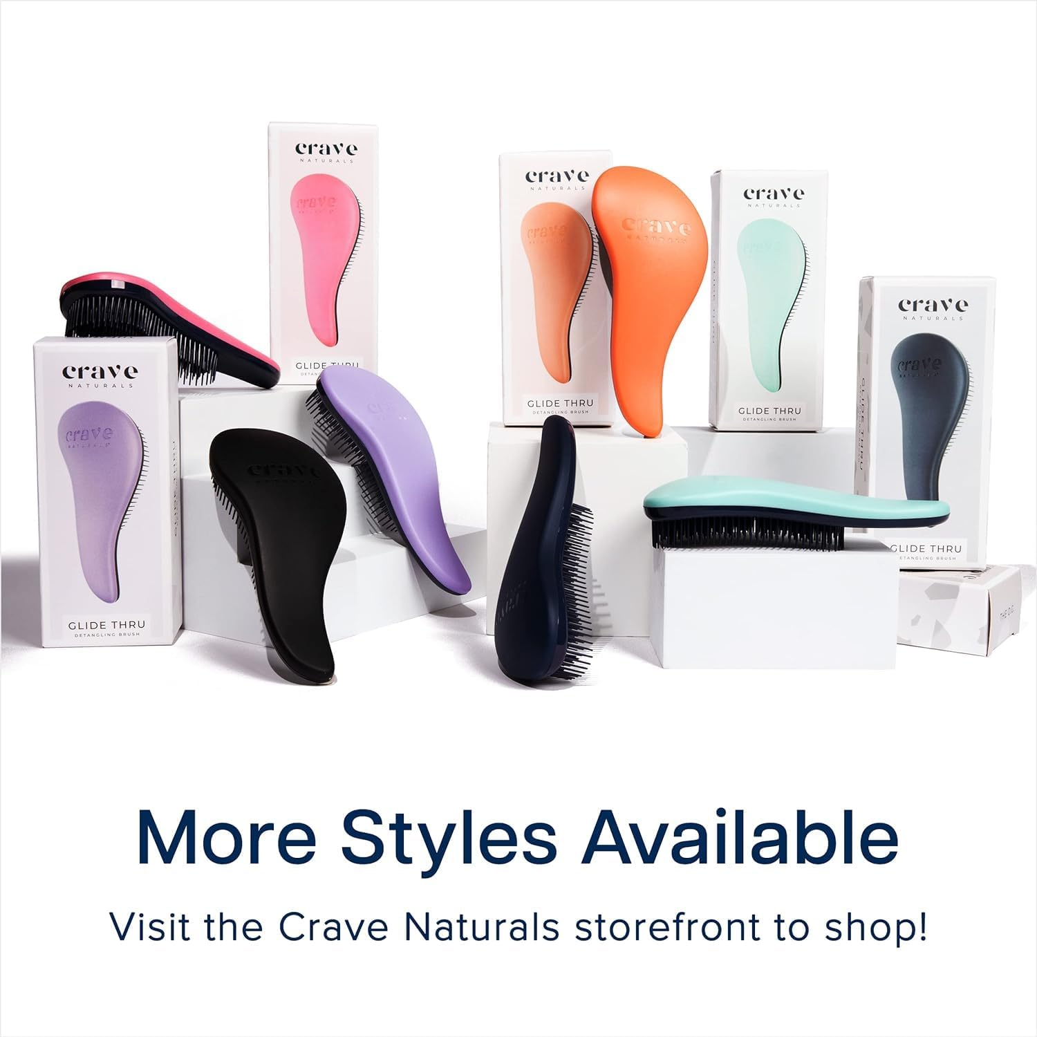 Crave Naturals Biggie Glide Thru, para todo tipo de cabello en uso diario.