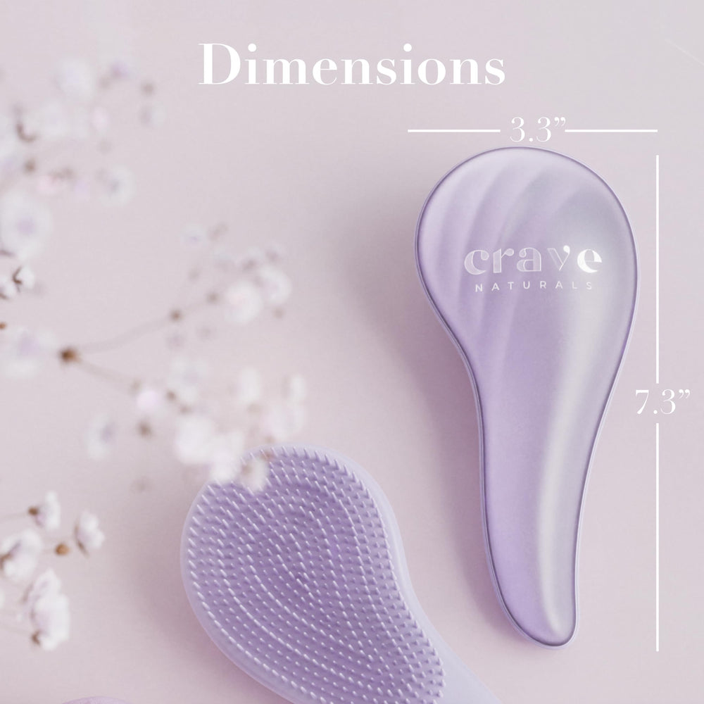 Crave Naturals cepillo desenredante para cabello grueso, desenreda sin tirones
