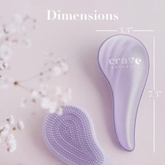 Crave Naturals cepillo desenredante para cabello grueso, desenreda sin tirones