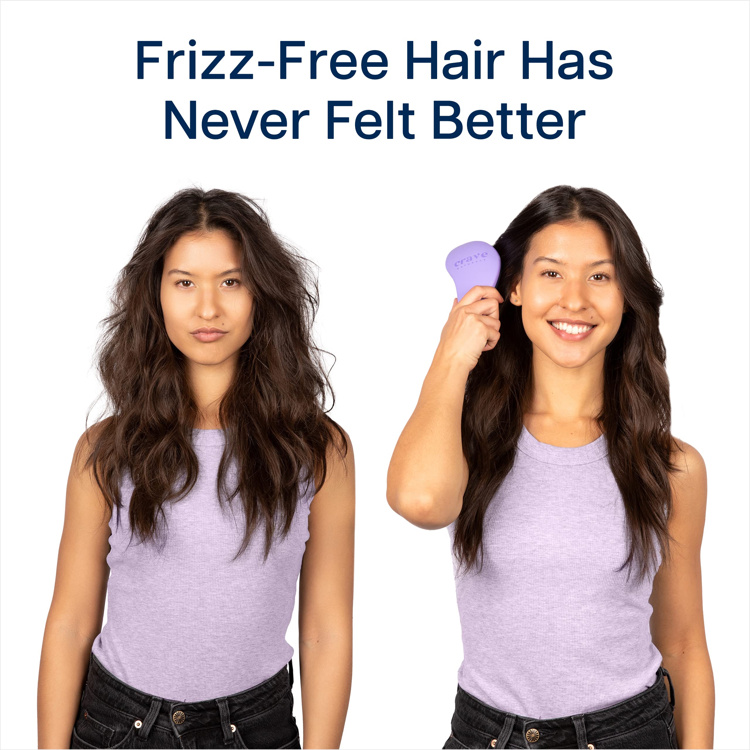 Diseño ergonómico Crave Naturals Glide Thru para un agarre estable.