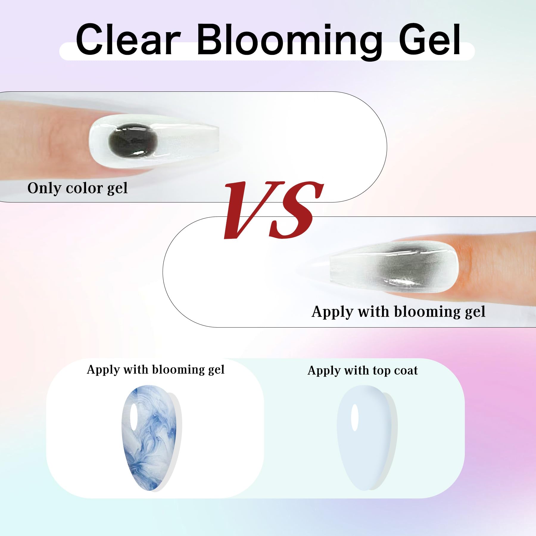 Acento floral elegante, Creaglam añade detalles finos a la manicura.