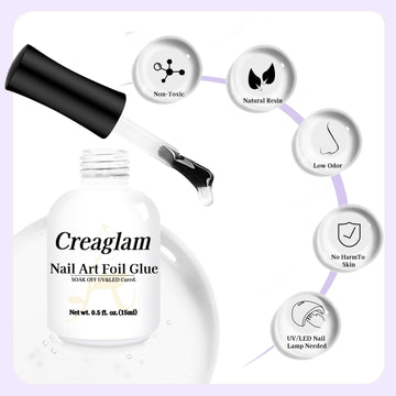 Creaglam durabilidad 3-6 semanas manteniendo el foil intacto.