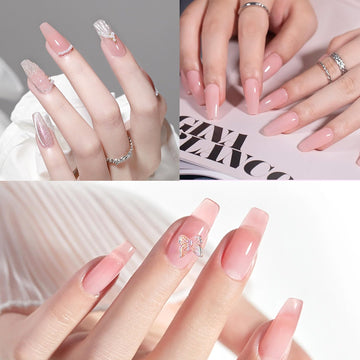 Creaglam polvos acrílicos rosa oscuro para estilo elegante