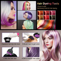 createstar pinzas de peluquería, sujetan mechones con precisión durante la coloración