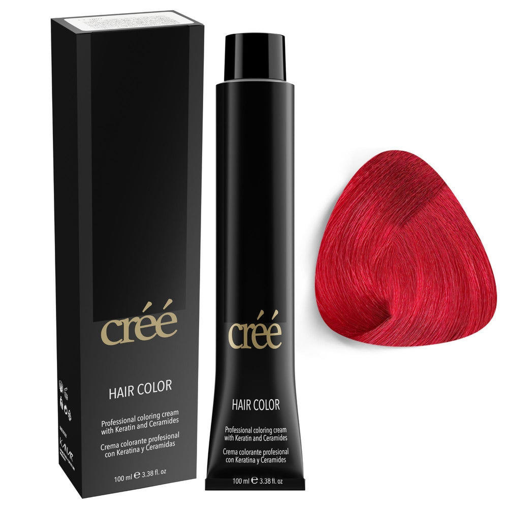 Cree Professional Red: bote-tinte con color intenso para cabellos brillantes en casa.