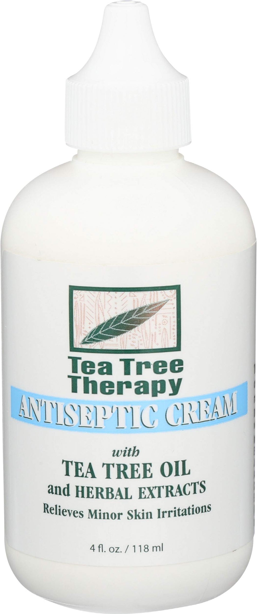 Tea Tree Therapy crema antiseptica en botella lista para uso diario