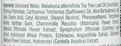 Textura cremosa Tea Tree Therapy se absorbe sin grasa