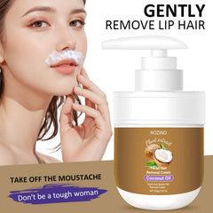 La crema depilatoria facial: aplicación fácil en zonas sensibles como labio superior.