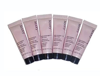 Crema nocturna Extra Emoliente: set de 6 tamaños viaje para hidratar piel muy seca