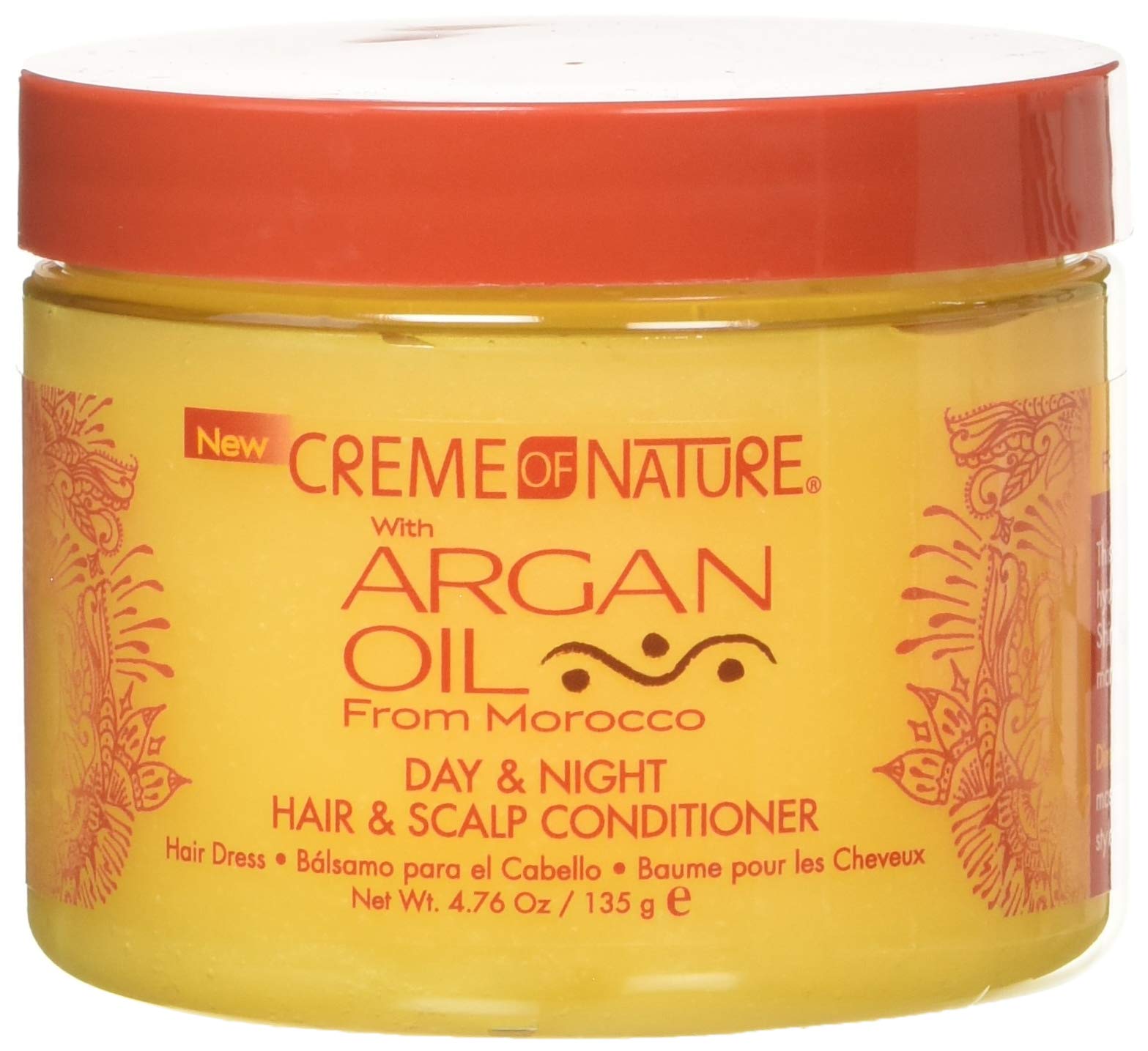 Creme of Nature botella de aceite de argán para hidratación suave del cabello