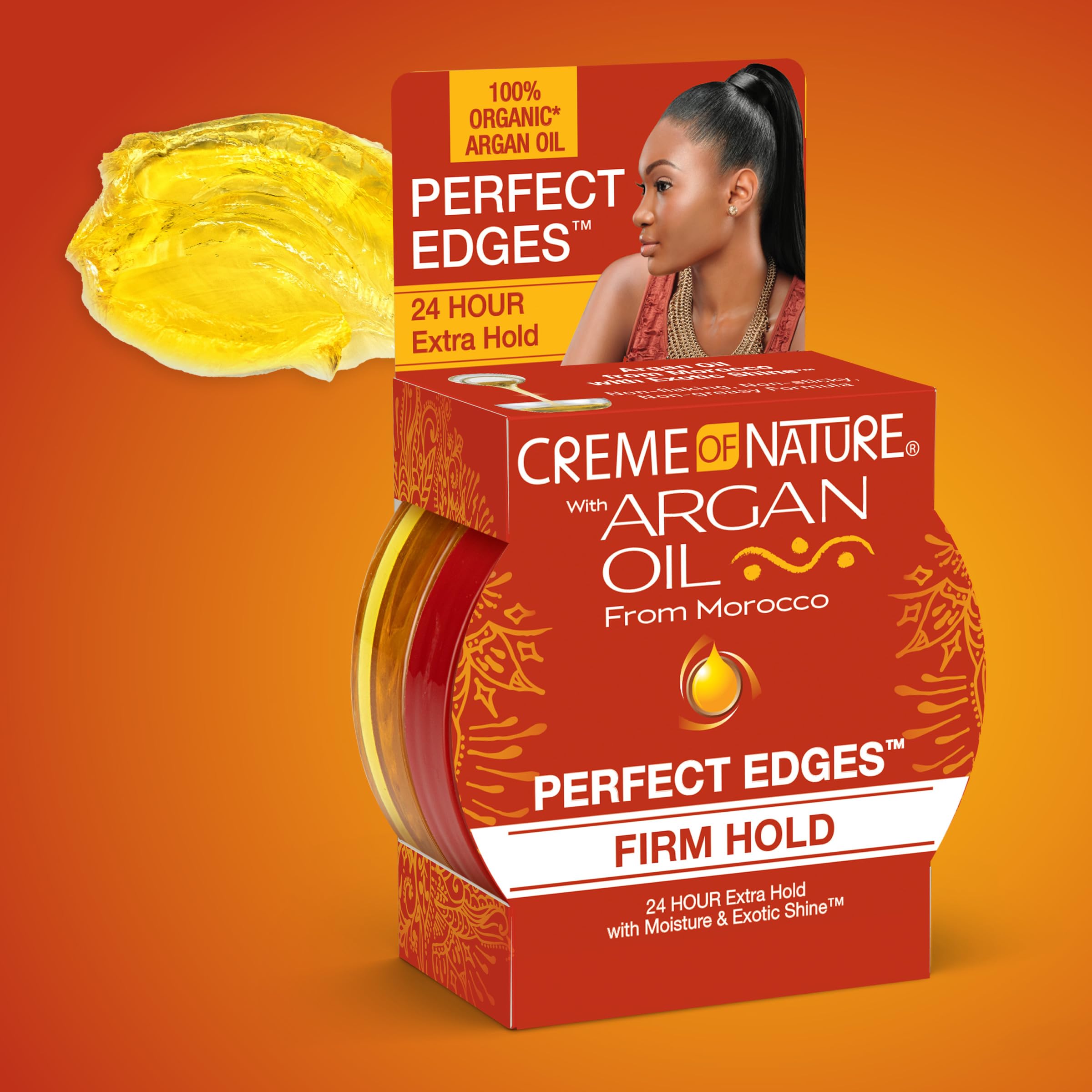 Bordes Perfectos resistente a la humedad en cabello natural.