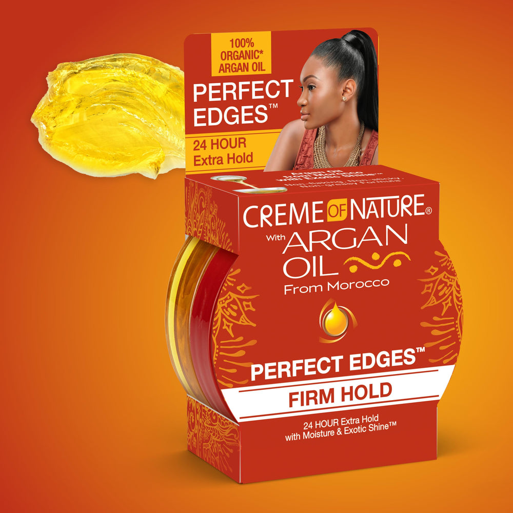 Bordes Perfectos resistente a la humedad en cabello natural.