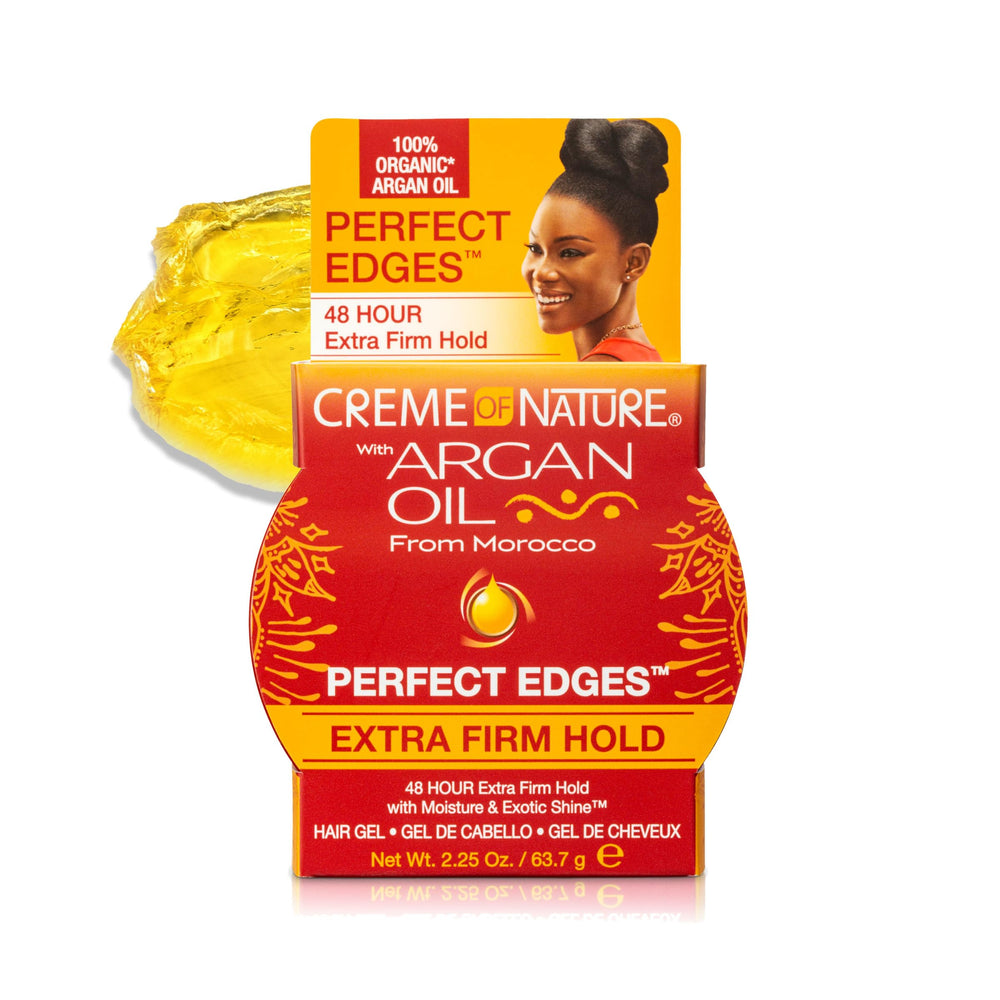 Creme of Nature Perfect Edges Gel, aplicación frontal para control del frizz