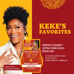 Creme of Nature Perfect Edges Gel, definición de bordes para peinados pulidos