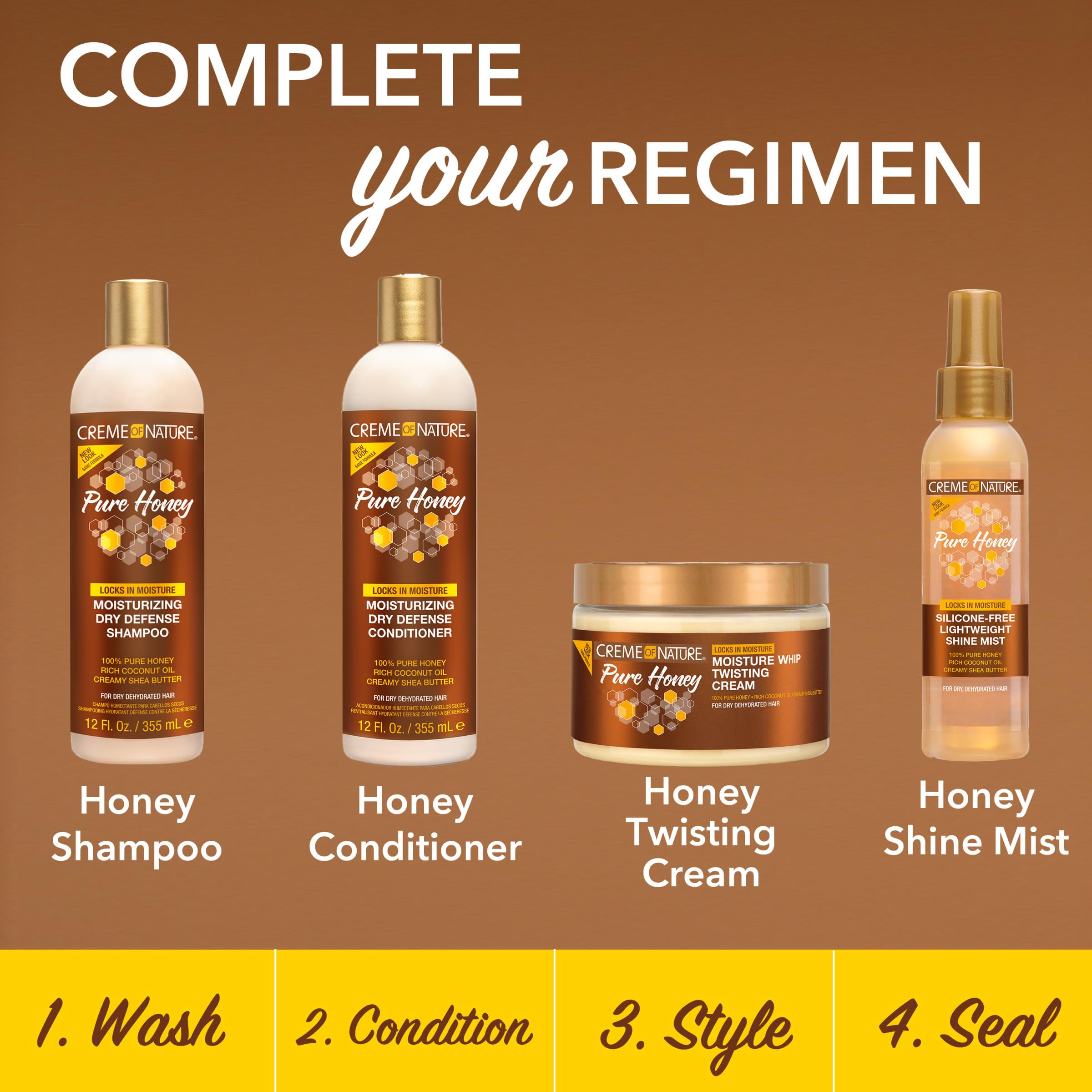 Creme of Nature Protege estilos trenzados y rizos torcidos