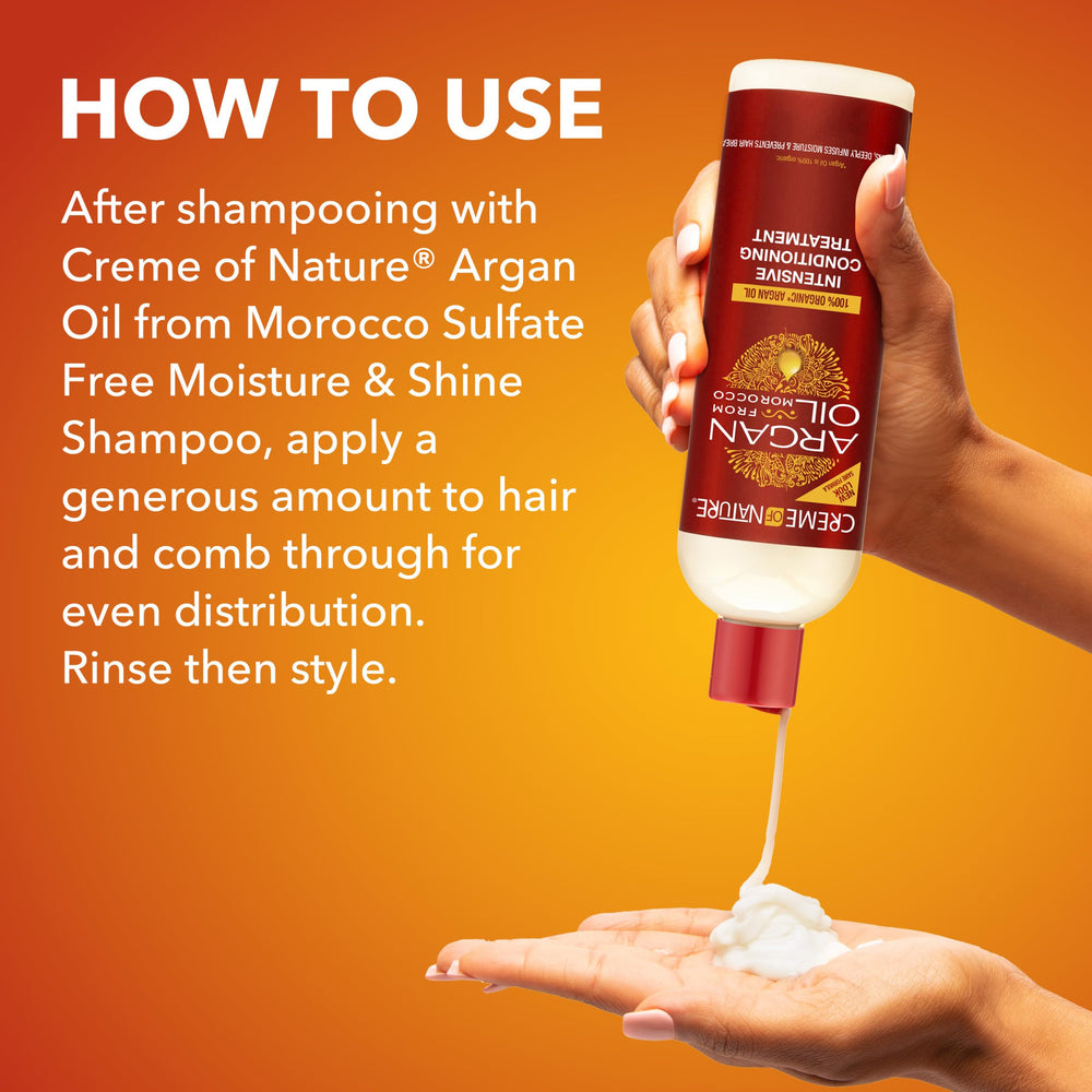 Creme of Nature tras lavado facilita el peinado y control del frizz.