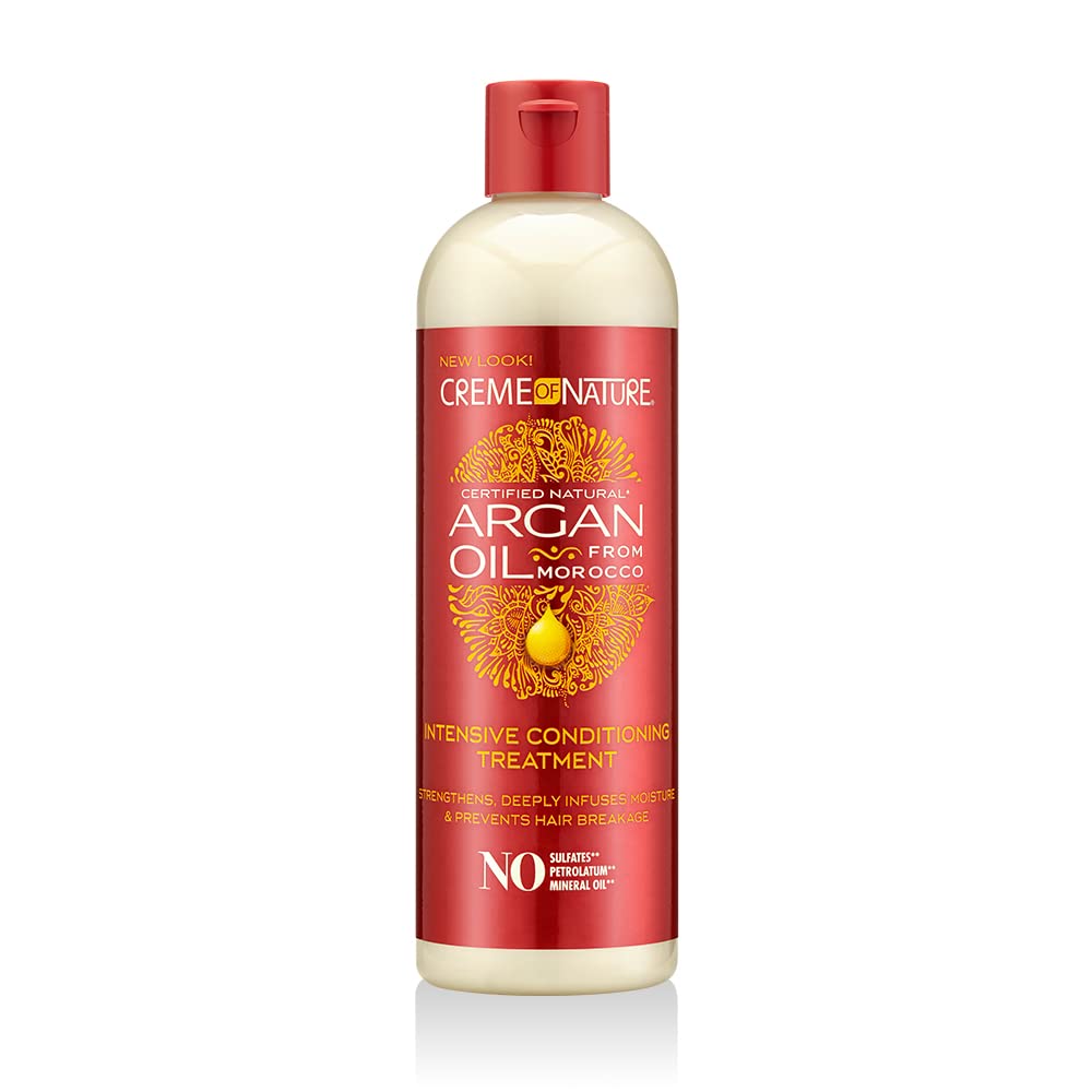 Creme of Nature tratamiento intensivo en bote para hidratación profunda.
