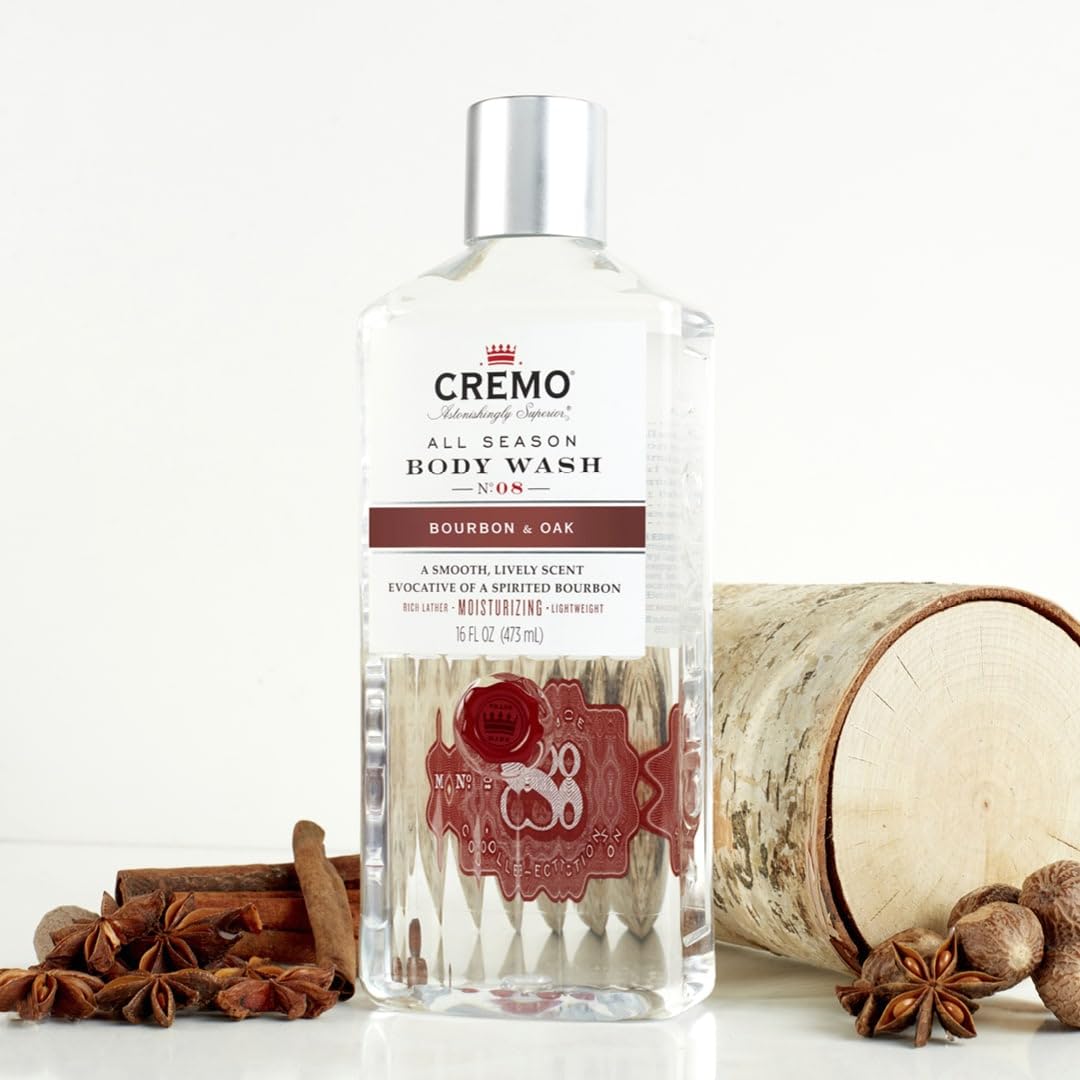 Cremo All Season Bourbon Oak: textura hidratante que no deja sensación grasa.