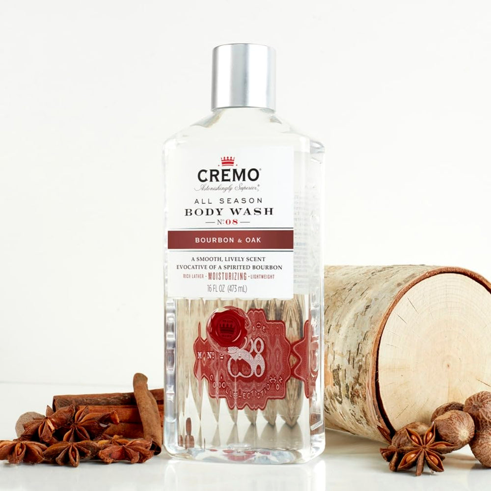 Cremo All Season Bourbon Oak: textura hidratante que no deja sensación grasa.