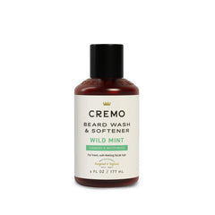 Cremo suave para barba menta salvaje, botella-vertido facilita la aplicación rápida