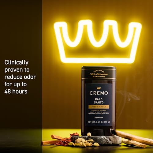 Notas de cardamomo, papiro y Palo Santo para fragancia distintiva.
