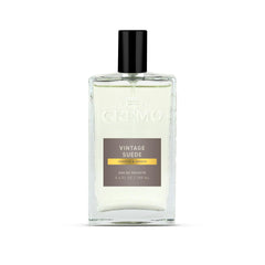 Cremo Vintage Suede: botella elegante para uso diario con aroma refinado