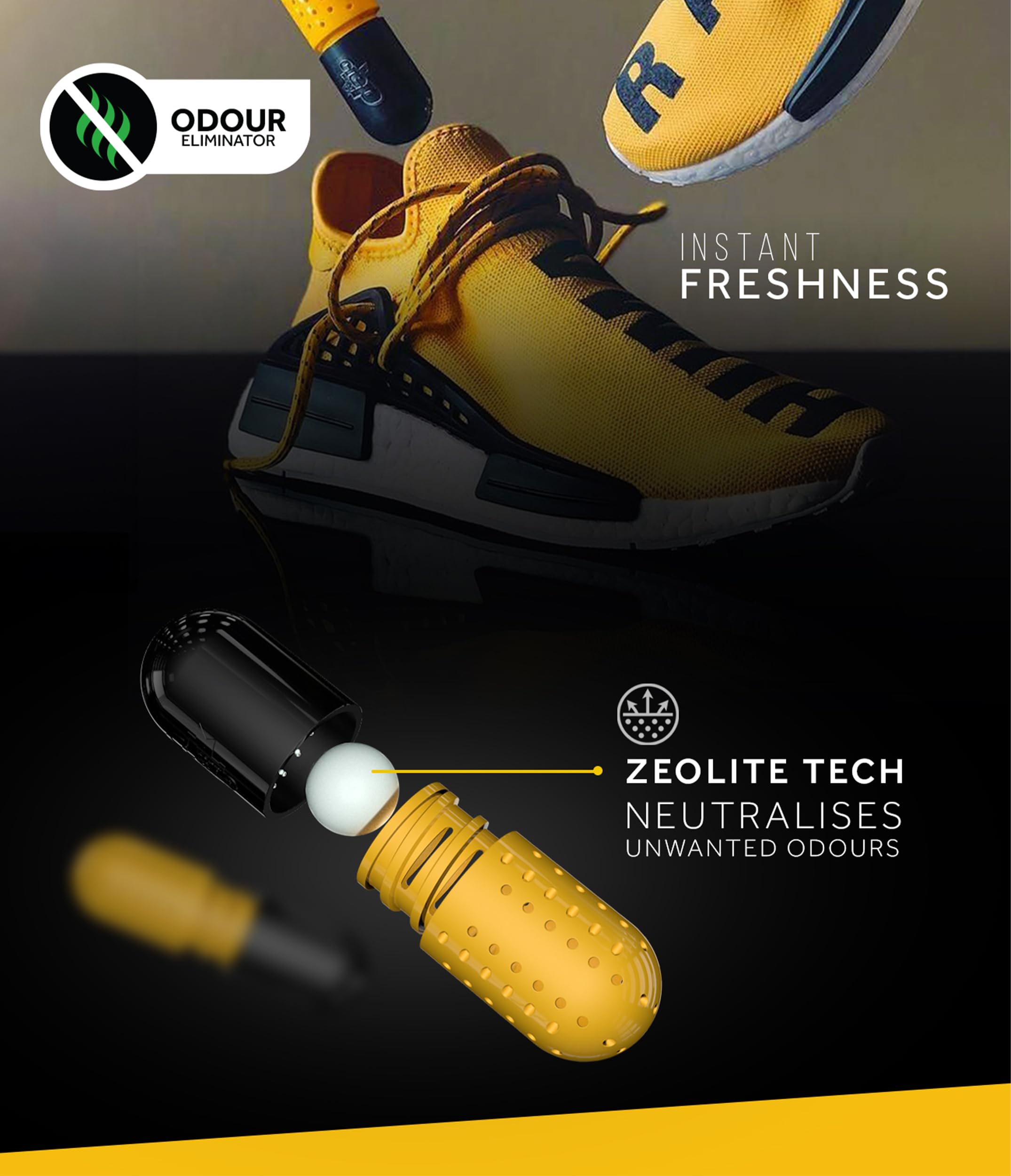 Crep Protect aroma-algodón-zapatillas fragancia suave para interiores.